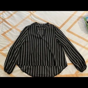 Black & white striped shirt